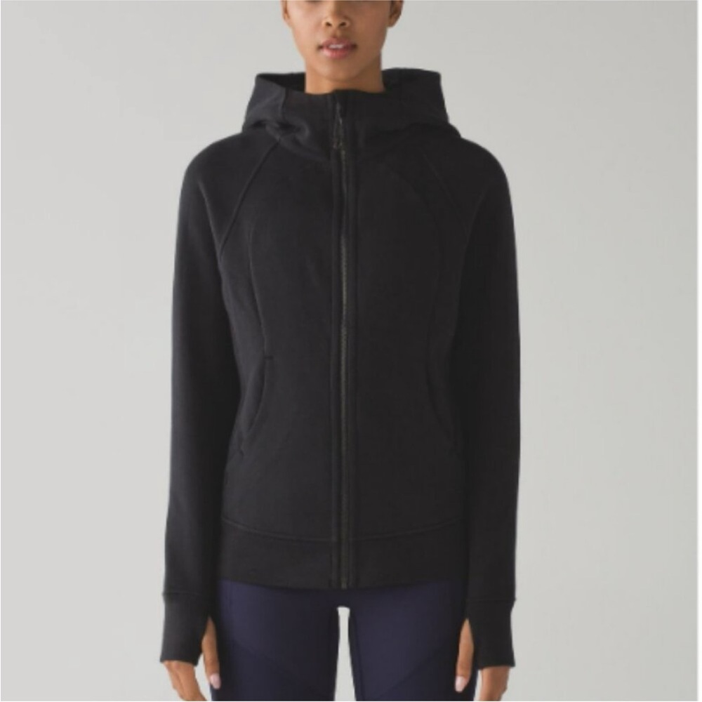 Lululemon Scuba Hoodie *Light Cotton Fleece (First Release) Size 8 Black
